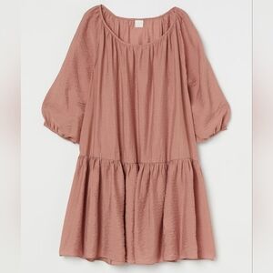 H&M Mauve Pink Nude Mini Dress Small